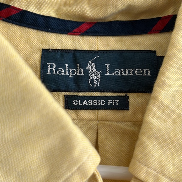 Ralph Lauren | Mens | Classic Fit | L | Yellow - Picture 3 of 3
